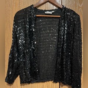 Gorgeous Sequin Black Jacket